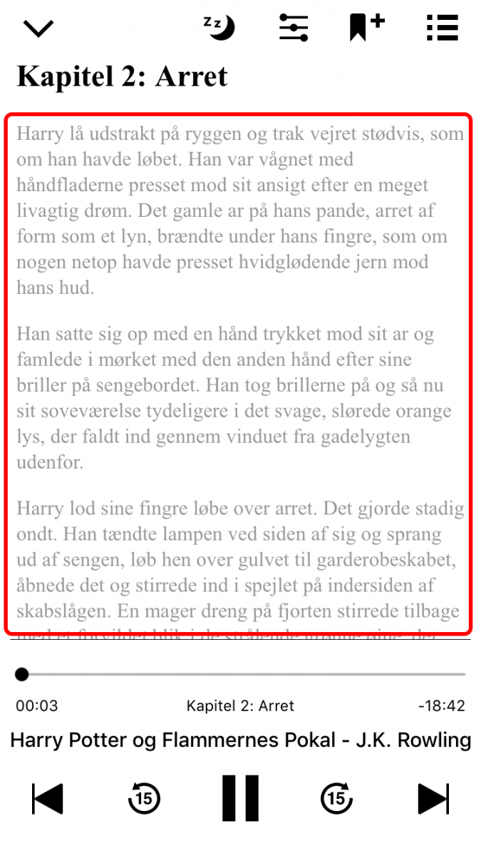 afspiller til lydbog afspiller til lydbog
