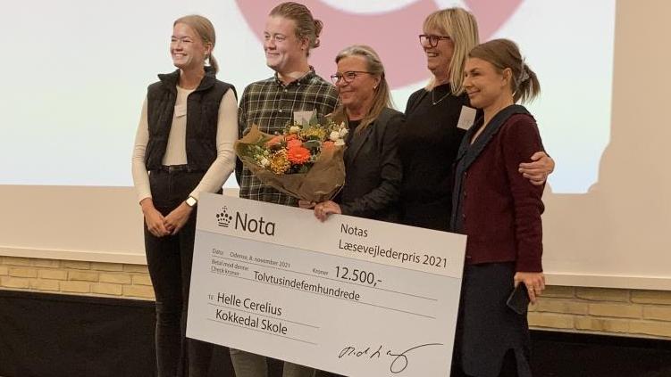 Vinder Helle Cerelius af Notas Læsevejlederpris 2021