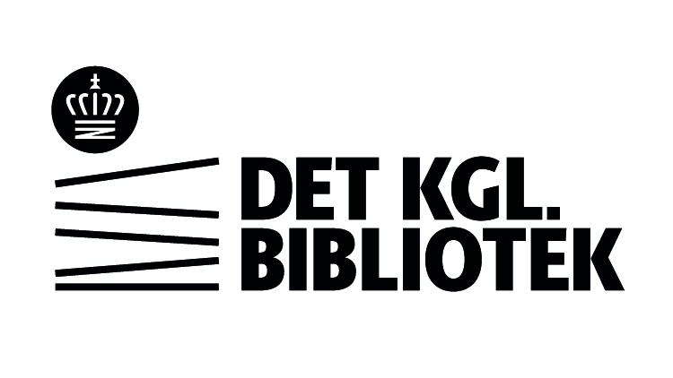 Det Kgl. Biblioteks logo: krone, bogstabel og navn